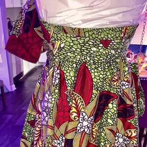 Skirt Dress  Head dress Purse Free Size